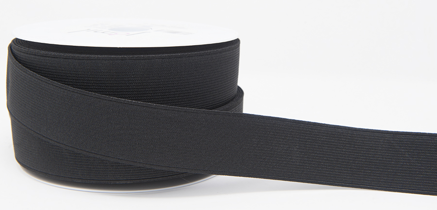 35mm Elastic Black